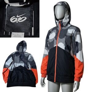 Nike SB 6.0 Kampai Snowboard Jacket Mens Medium Orange Black Akroe Piano Ski